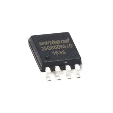 Litar Bersepadu W25Q80DVSSIG NOR FLASH Memory Chip SOIC8 W25Q80