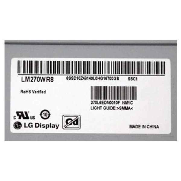 27.0 Inch LM270WR8-SSC1 Tft LCD Display